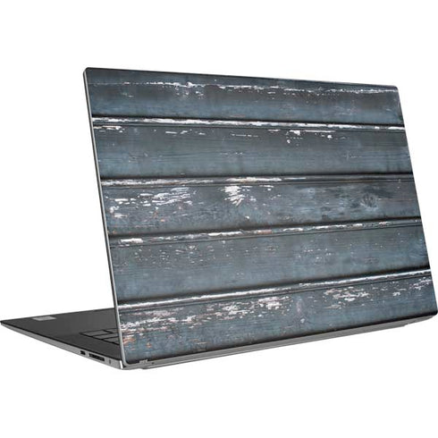 Chipped Blue Wood Dell XPS Skin