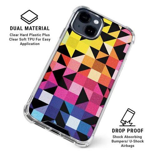 Chromatic 02 iPhone 15 Clear Case