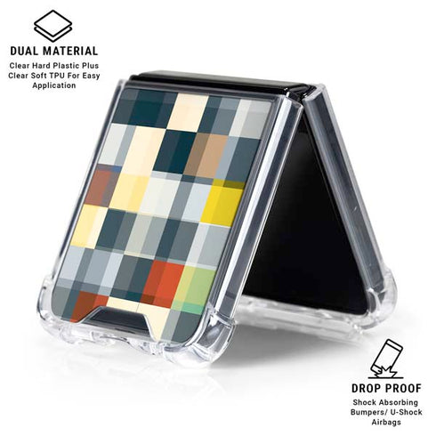 Chromatic 09 Galaxy Z Flip6 Clear Case