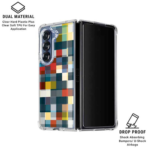 Chromatic 09 Galaxy Z Fold6 Clear Case