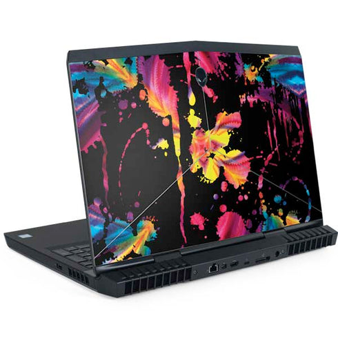 Chromatic Splatter Black Dell Alienware Skin