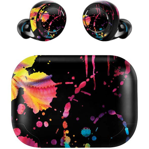 Chromatic Splatter Black Amazon Echo Buds Skin