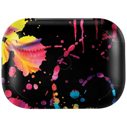 Chromatic Splatter Black Amazon Echo Buds Skin