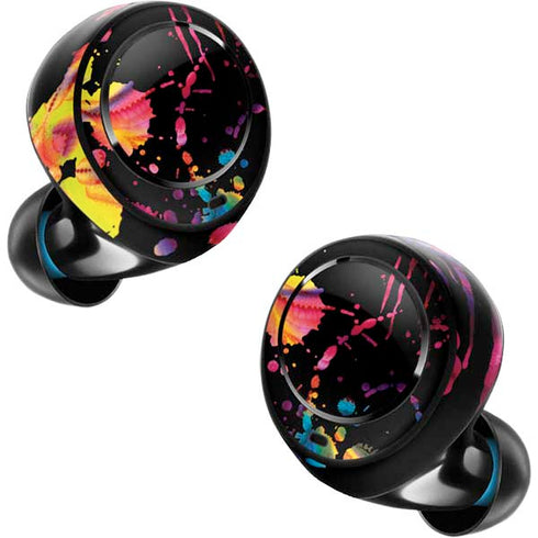 Chromatic Splatter Black Amazon Echo Buds Skin