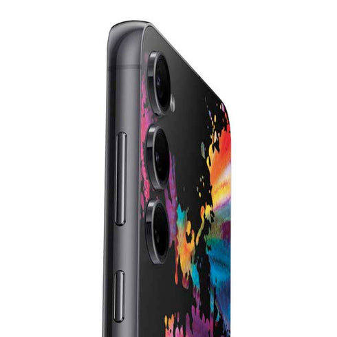 Chromatic Splatter Black Galaxy A16 5G Skin