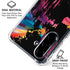 Chromatic Splatter Black Galaxy A36 5G Clear Case