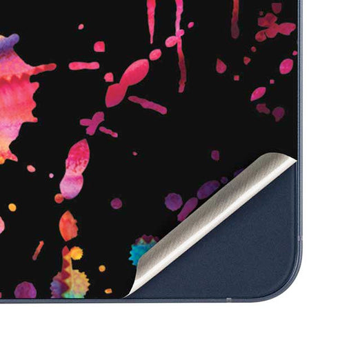 Chromatic Splatter Black Galaxy A36 5G Skin
