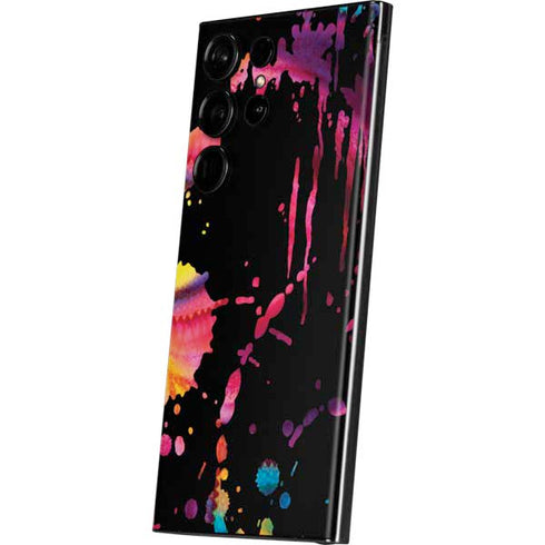 Chromatic Splatter Black Galaxy Skins