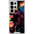 Chromatic Splatter Black Galaxy S25 Ultra Clear Case
