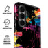Chromatic Splatter Black Galaxy S26 Plus Impact Case