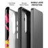 Chromatic Splatter Black Galaxy S26 Plus Impact Case