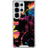 Chromatic Splatter Black Galaxy S26 Ultra Clear Case