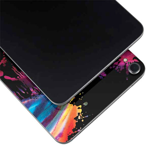 Chromatic Splatter Black Apple iPad Mini Skin