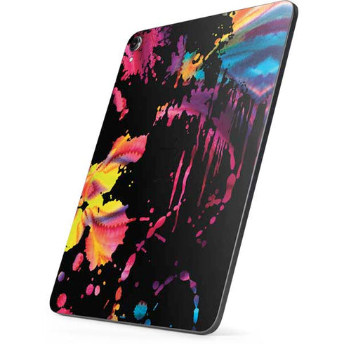 Chromatic Splatter Black Apple iPad Pro Skin
