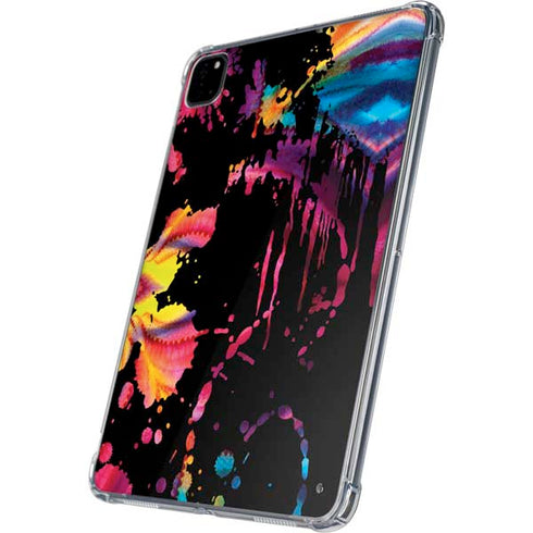 Chromatic Splatter Black iPad Pro 11in (2024) Clear Case