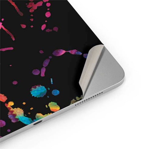 Chromatic Splatter Black iPad Pro 13in M4 (2024) Skin