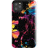 Chromatic Splatter Black iPhone Cases