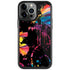 Chromatic Splatter Black iPhone Cases