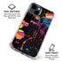 Chromatic Splatter Black iPhone 15 Clear Case