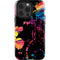 Chromatic Splatter Black iPhone 15 Pro Impact Case