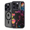 Chromatic Splatter Black iPhone 15 Pro Kickstand Case