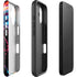 Chromatic Splatter Black iPhone 16 Impact Case
