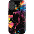 Chromatic Splatter Black iPhone 16 Magsafe Impact Case