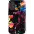 Chromatic Splatter Black iPhone 16 Plus Impact Case