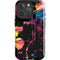 Chromatic Splatter Black iPhone 16 Pro Impact Case