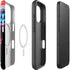 Chromatic Splatter Black iPhone 16 Pro Magsafe Impact Case