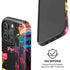 Chromatic Splatter Black iPhone 16 Pro Magsafe Impact Case