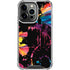 Chromatic Splatter Black iPhone 16 Pro Max Clear Case