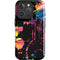 Chromatic Splatter Black iPhone 16 Pro Max Impact Case