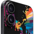 Chromatic Splatter Black iPhone 16 Skin