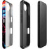 Chromatic Splatter Black iPhone 16e Impact Case