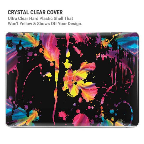 Chromatic Splatter Black MacBook Pro 14in (2021-24) Case plus Skin