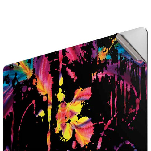 Chromatic Splatter Black Apple MacBook Pro 16-inch Skin