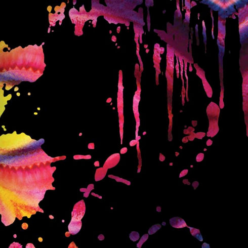 Chromatic Splatter Black Moto G6 Skin