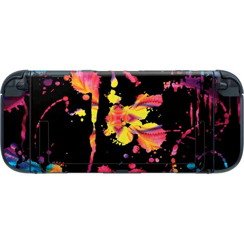 Chromatic Splatter Black Nintendo Switch 2 (2025) with Joy-Con Skin