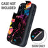 Chromatic Splatter Black Otterbox Defender iPhone Skin