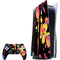 Chromatic Splatter Black PlayStation PS5 Skins