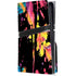 Chromatic Splatter Black PS5 Pro Disk Console Skin