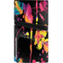 Chromatic Splatter Black PS5 Pro Disk Console Skin