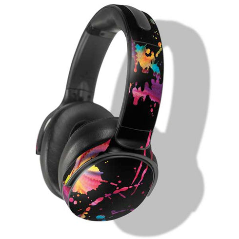 Chromatic Splatter Black Skullcandy Venue Skin