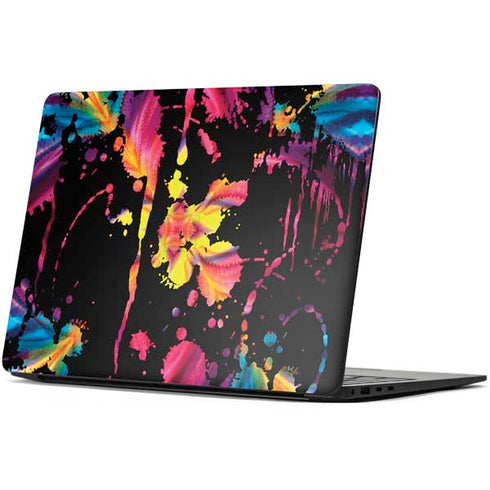 Chromatic Splatter Black Surface Laptop 7 15in Skin