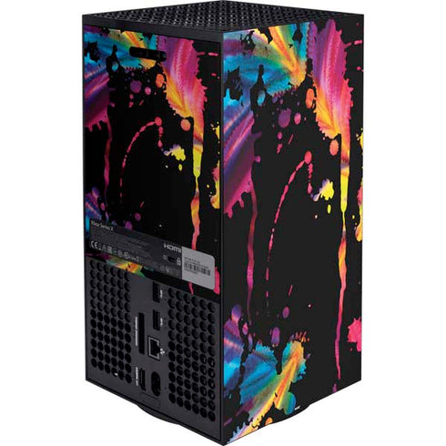 Chromatic Splatter Black XBox Series X Digital Edition Bundle Skin