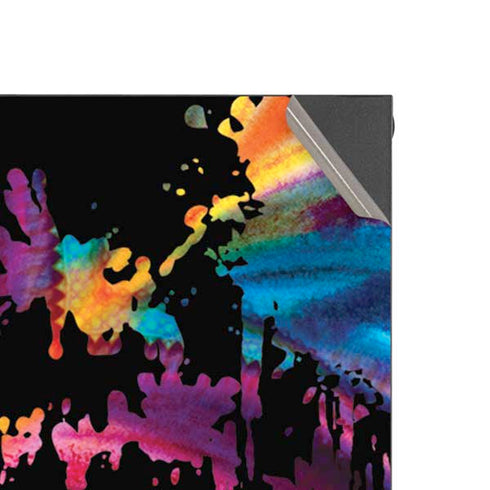 Chromatic Splatter Black XBox Series X Digital Edition Console Skin