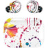 Chromatic Splatter White Amazon Echo Buds Skin