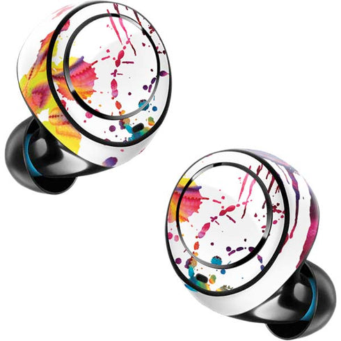 Chromatic Splatter White Amazon Echo Buds Skin
