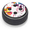 Chromatic Splatter White Amazon Echo Dot Skin